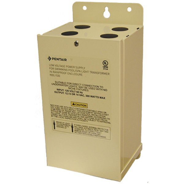 Transformador capacidad máxima de 300w.