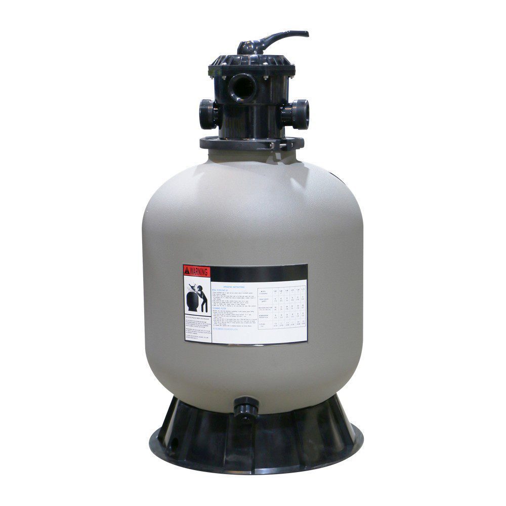 Filtro plástico para arena, ø 19", caudal 42 gpm