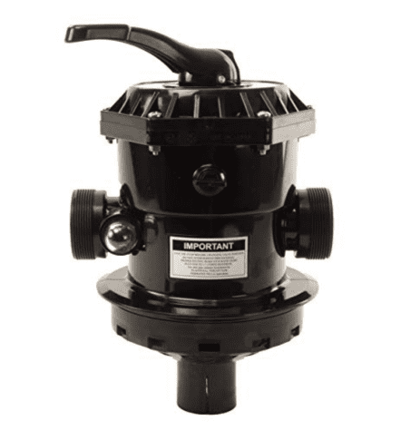 Válvula multiport superior 1 1/2", 6 posiciones, con universales roscar, caudal máximo 90 gpm