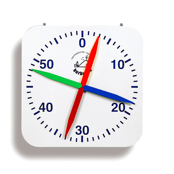 Cronómetro. 4 agujas . d. 80 cm