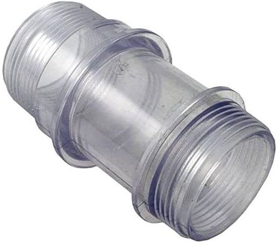 Visor retro lavado, para ubicarse en tubería pvc 6" bridado.