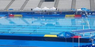 Campo waterpolo competición Moscú / Roma. 50x25m. incluye líneas y elementos de sujeción (no incluye porterías)