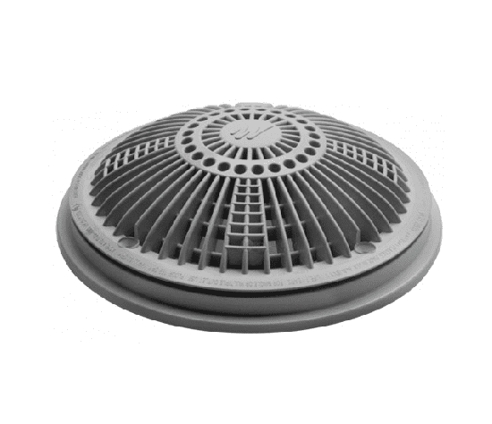Rejilla de succión de pared, de alto flujo para spa, diámetro de 3.5"