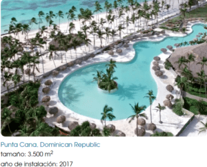 membrana comercial para piscina