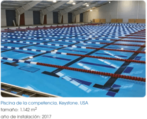 membrana comercial para piscina