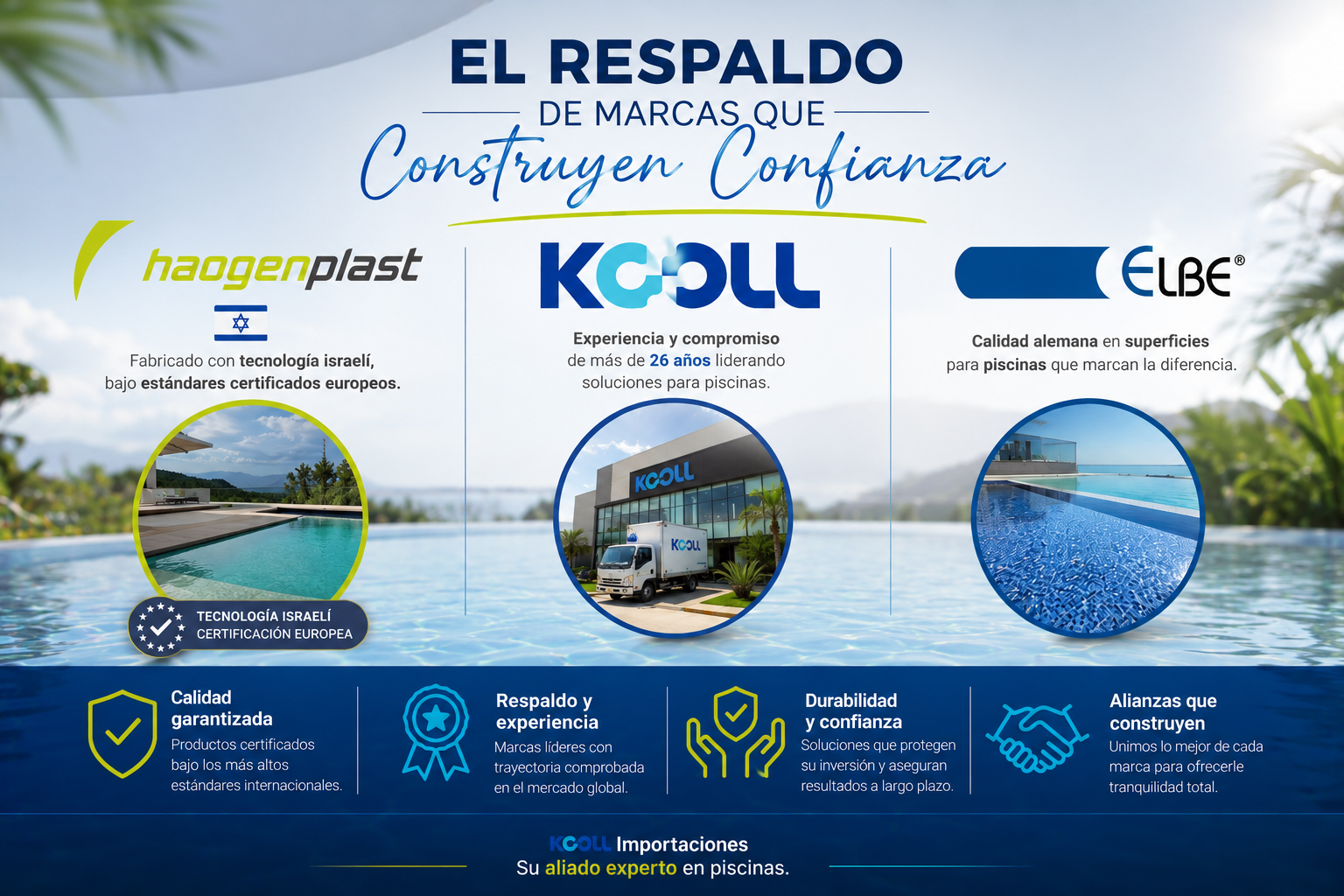 Membrana para piscina en Colombia